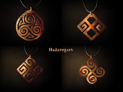 Artizani romani | Mestesugari romani | Pandantive din cupru handmade