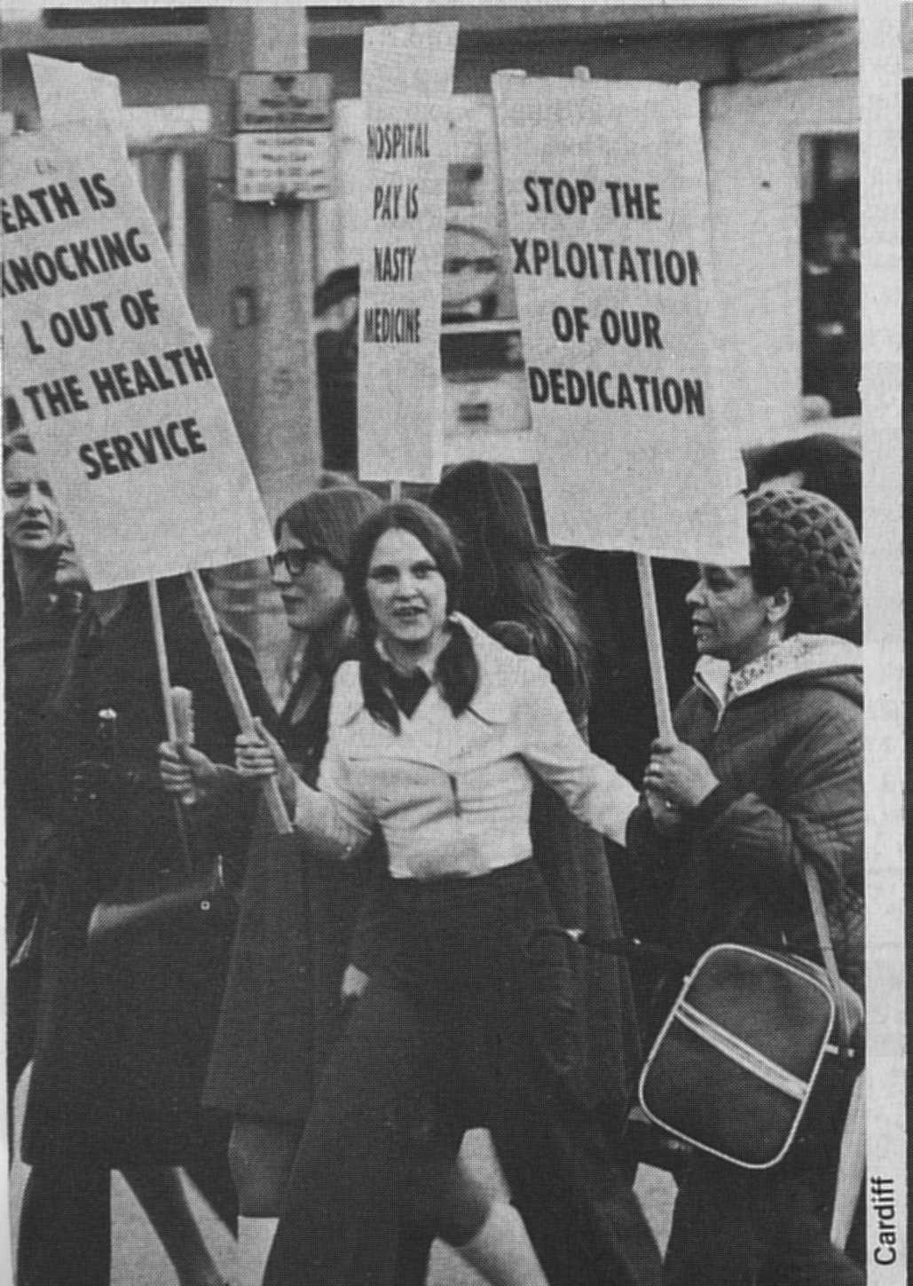 COHSE: National NHS Ancillary Workers Demonstrations 13th December 1972