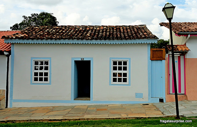 Casa colonial no Centro Histórico de Pirenópolis, Goiás 