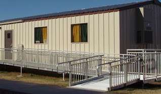 Find a used mobile modular portable classroom trailer.