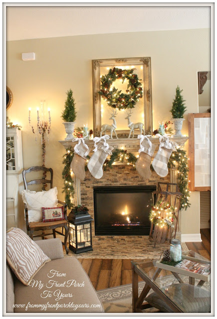 From My Front Porch To Yours: Christmas Mantel Thru The Years