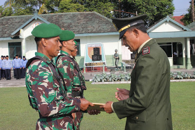 KODIM SRAGEN GELAR UPACARA BENDERA DALAM RANGKA MEMPERINGATI HARI LAHIRNYA PANCASILA DILANJUTKAN LAPORAN KORPS MPP