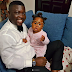"The work ends when I get home": Seyi Law says as he plays with his Daughter (Photos)