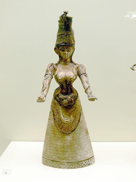 Historia, cultura y arte Diosa de las serpientes (obra)