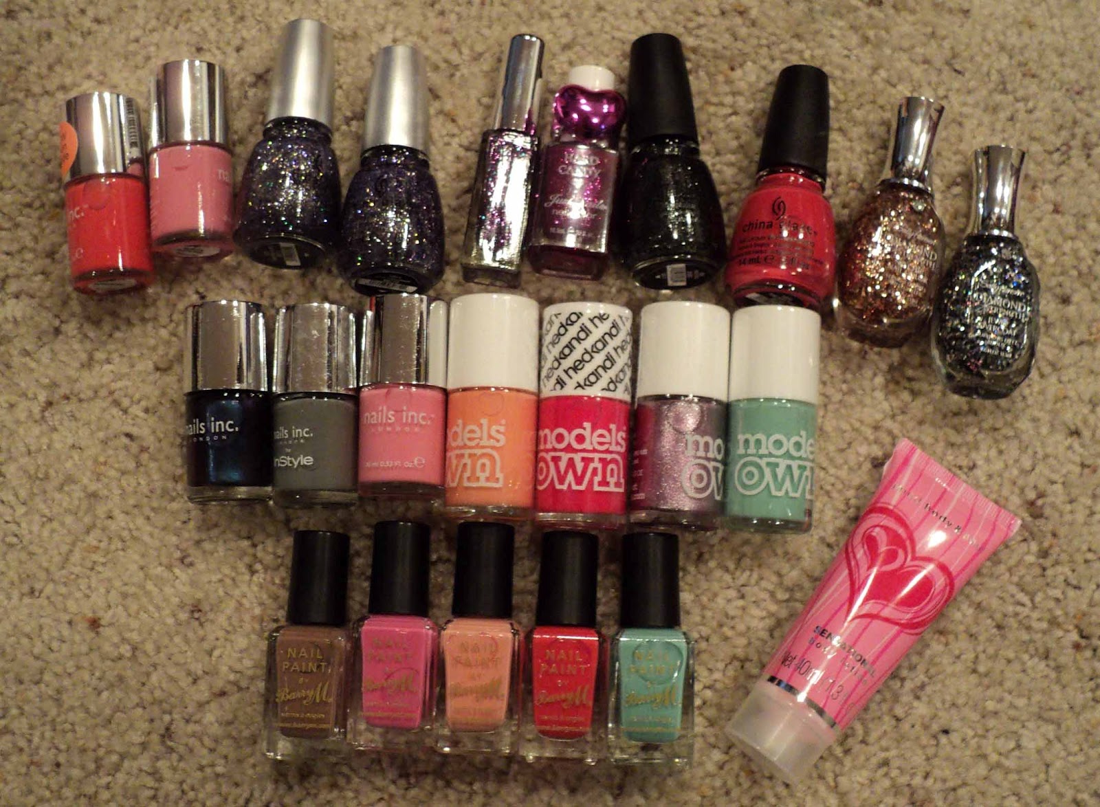 Polish Junkie Ninja Nail Mail Haul and Untried Challenge Barry M