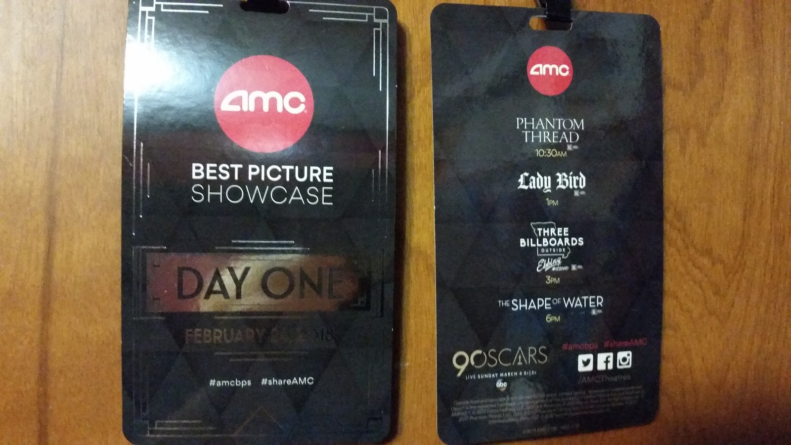 AMC Best Picture Showcase Day One