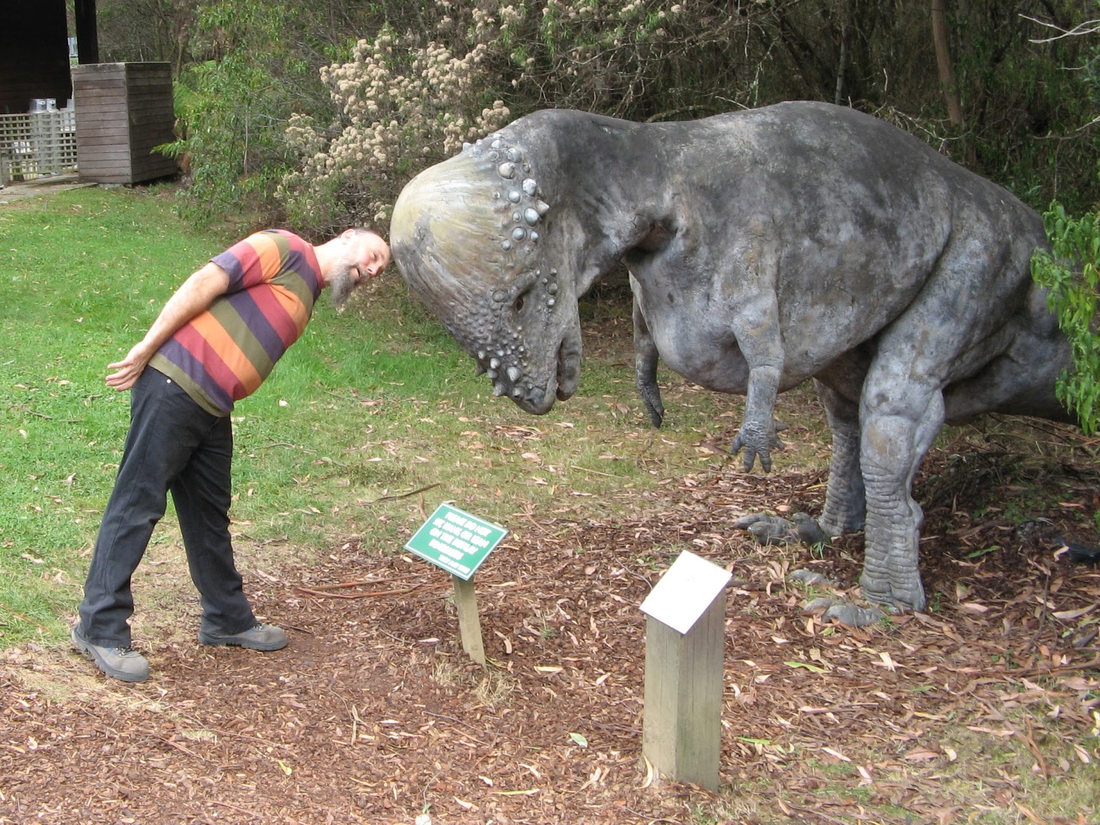 dinosaur with ramming head