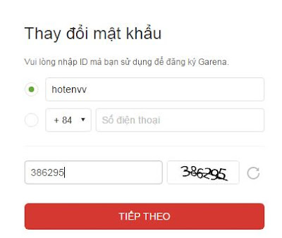 cách lấy lại mật khẩu liên quân mobile Cach lay lai mat khau lien quan mobile