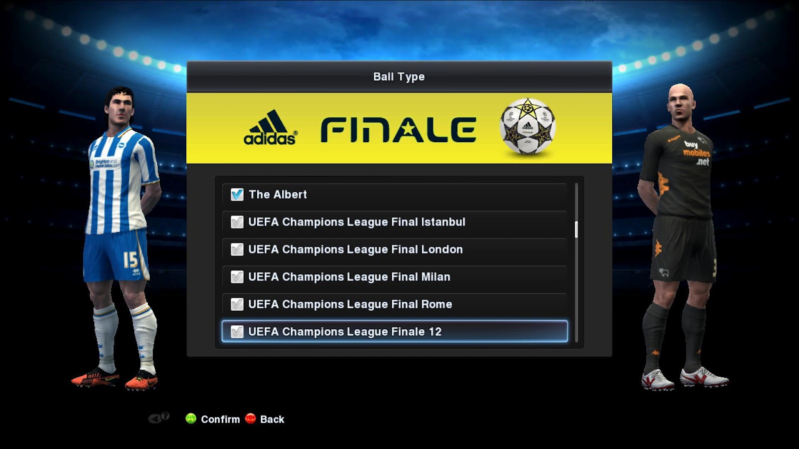 PES 2013 MOBILE OFFLINE visual data 6