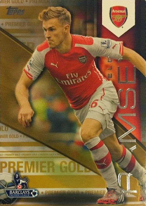 Topps PREMIER GOLD 2014 ☆ GREEN PARALLEL ☆ Premier League Football Cards #/60 