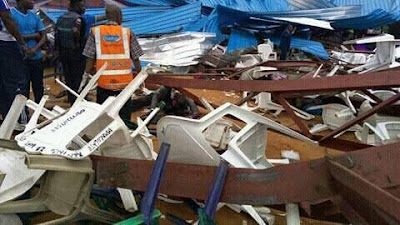 y Akwa Ibom state governor narrowly escapes death as church building collapses in Akwa Ibom killing over 50