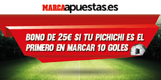 marca apuestas bono 25 euros Pichichi primero marcar 10 goles 8-19 agosto marca apuestas bono 25 euros Pichichi primero marcar 10 goles 8-19 agosto
