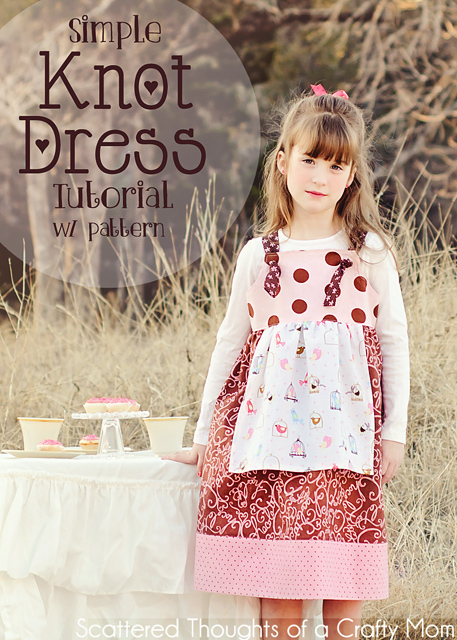 Knot dress tutorial with free pattern Knot dress tutorial with free pattern