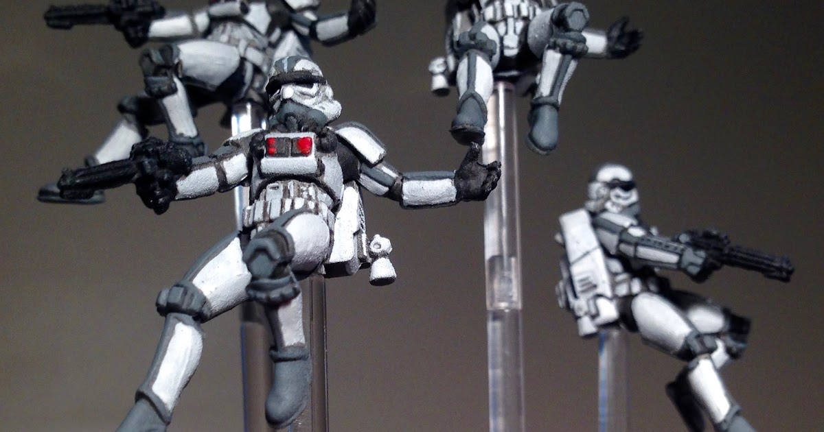 Painting White Miniatures Stormtrooper Painting White Miniatures Stormtrooper
