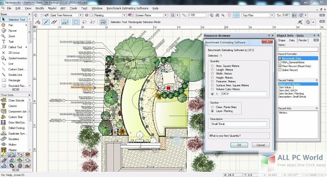 Vectorworks 12.5.1 User Interface