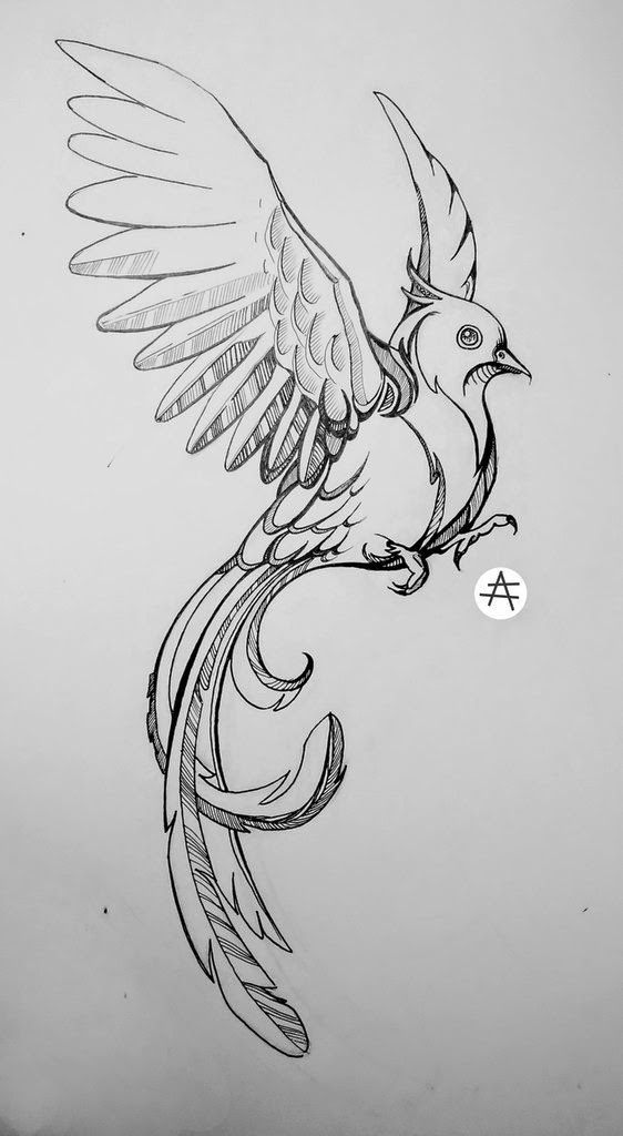 ART and TATTOO: Phoenix and Peacock
