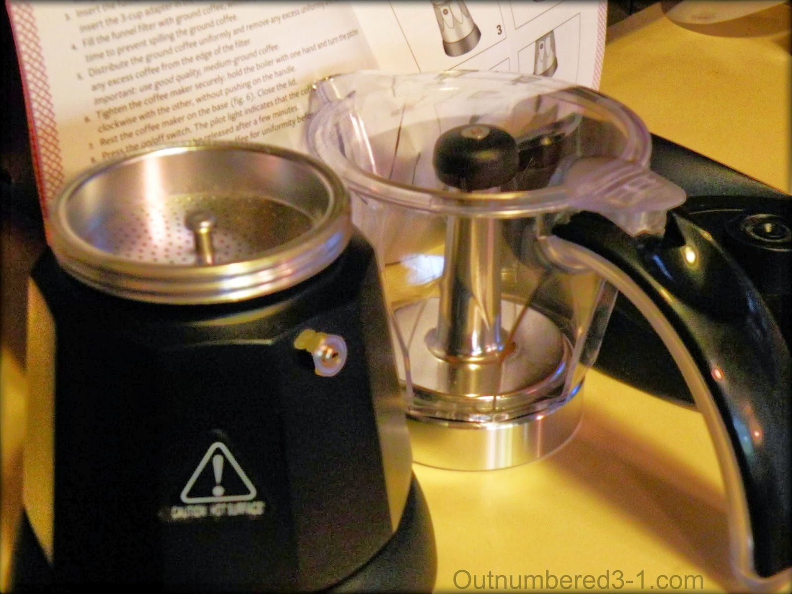The Morning in Minutes with the IMUSA Electric Espresso Maker