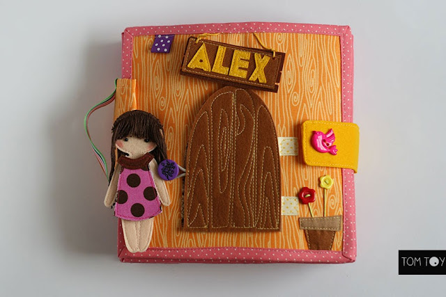 Dollhouse for Alex, Quiet book by TomToy Ola Loginova