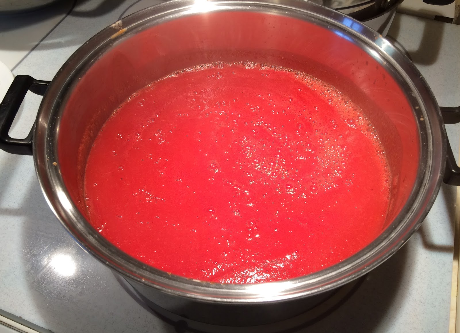 Barb's Plant Based Kitchen Jazzed Up Tomato Juice for Baking Cabbage Rolls