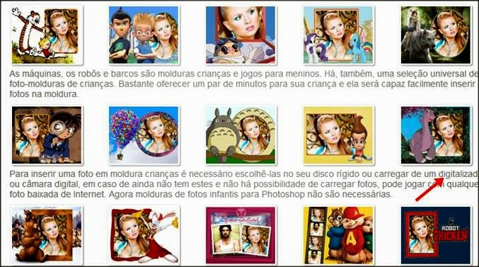 modelos de molduras para criança
