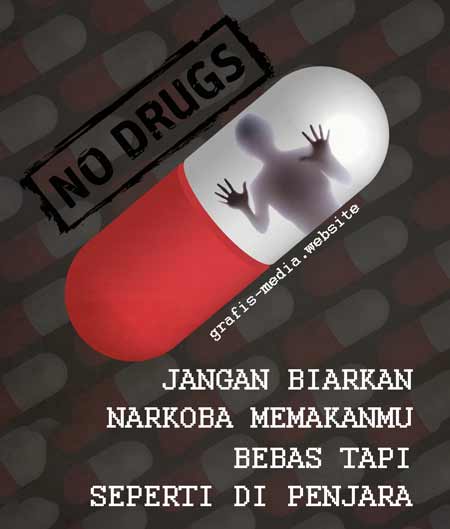 25 Contoh Poster Narkoba Dan Slogan Narkoba Kreatif Grafis Media