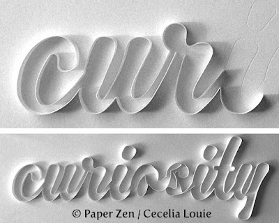 quilling paper letters