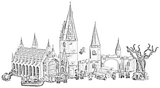 Harry Potter Hogwarts coloring pages holiday.filminspector.com