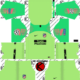 Atletico Madrid 2018/19 UCL Kit - Dream League Soccer Kits