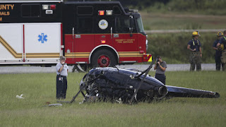 2 officers hurt in police helicopter crashes near Atlanta