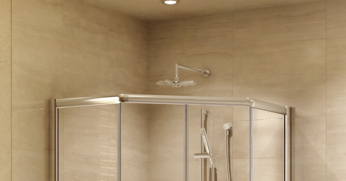 AMALFI 4 PANEL NEO ANGLE SLIDING ENCLOSURE New York Shower Doors.We