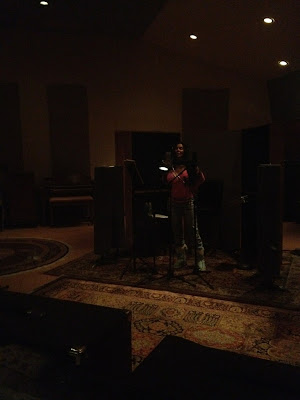 Unedited photo: Cher in the recording studio