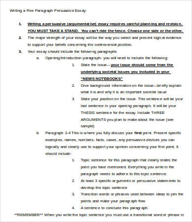 9 persuasive essay templates demo works 5 paragraph persuasive essay