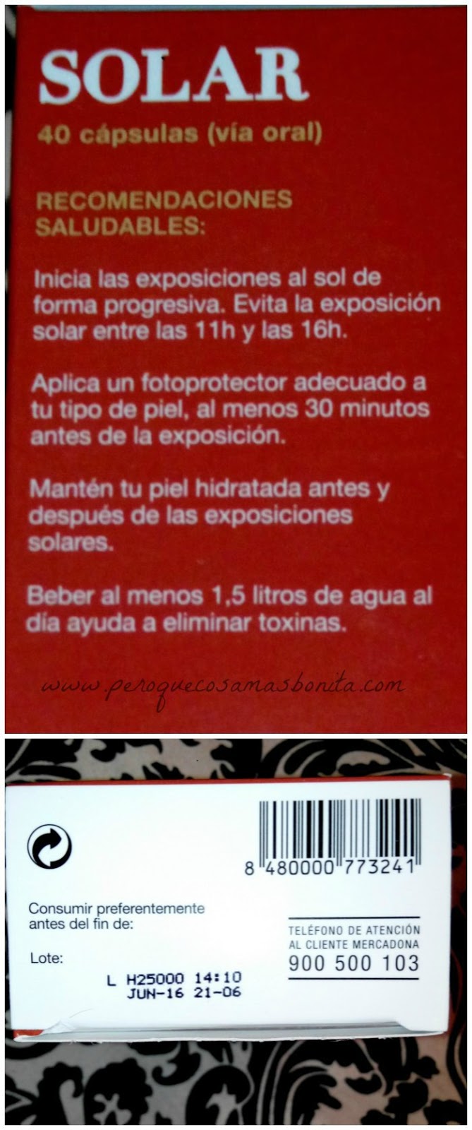 pastillas para ponerse moreno mercadona