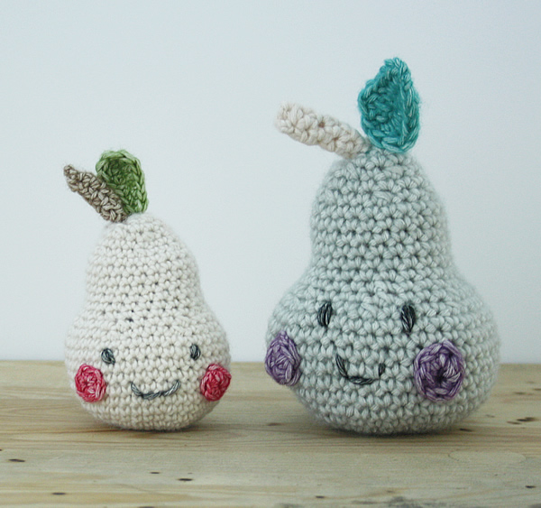 Crochet pears | Happy in Red Crochet pears | Happy in Red