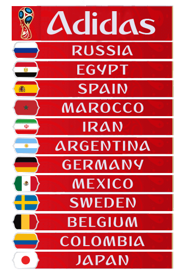 adidas 2018 world cup font