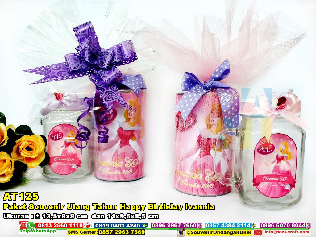 Paket Souvenir Ulang Tahun Happy Birthday Ivannia Souvenir Pernikahan