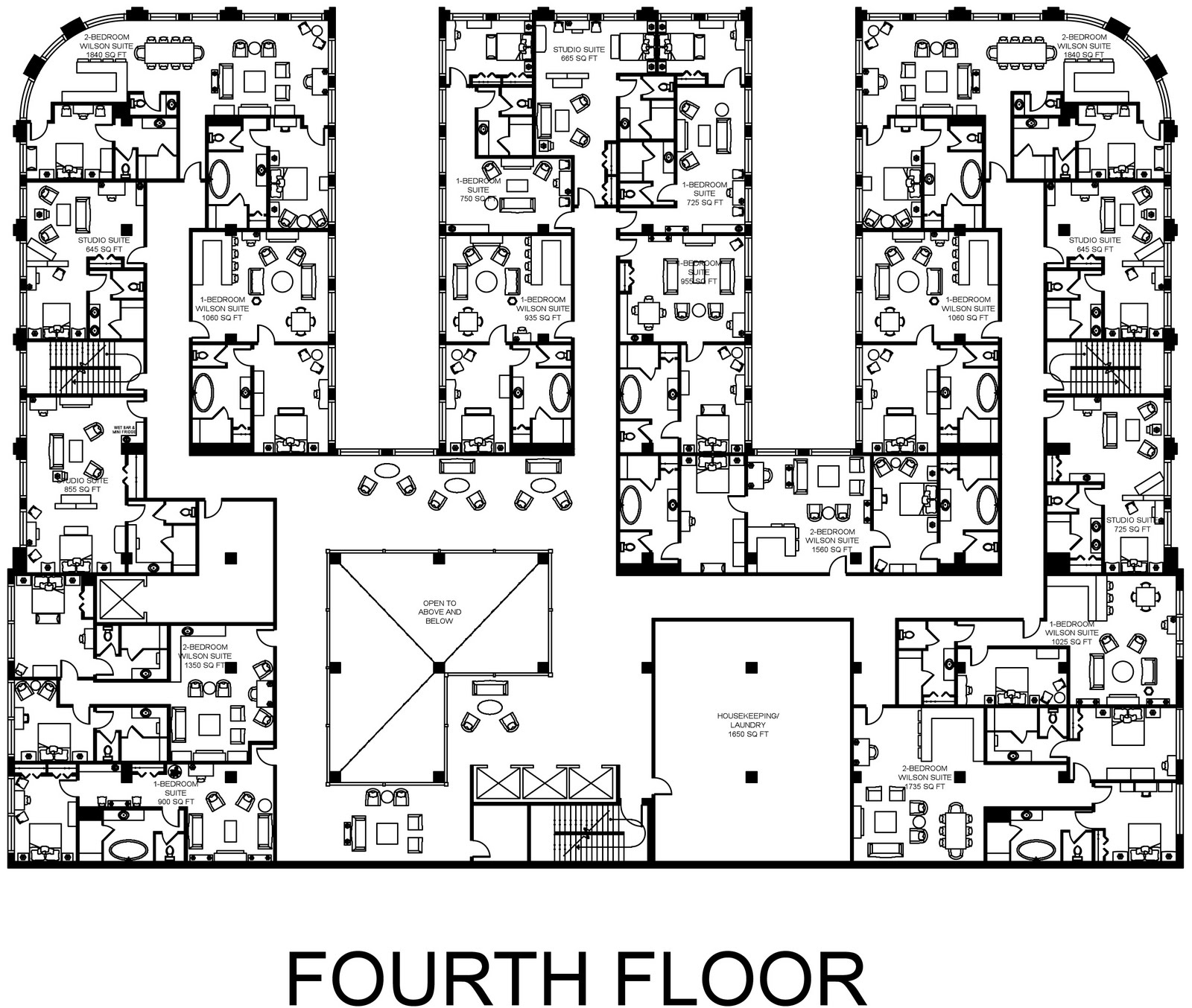 The Wilson: Finalized Floorplans | Third & Fourth-Fifth Floors