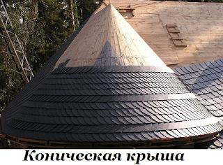 Крыша конического типа Коническая крыша