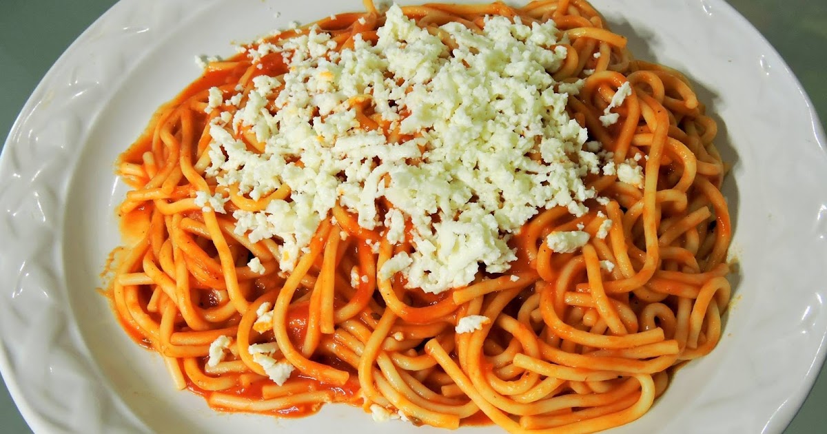 Espagueti Rojo - Receta Facil y Rapida
