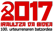 2017: IRAULTZA DA BIDEA