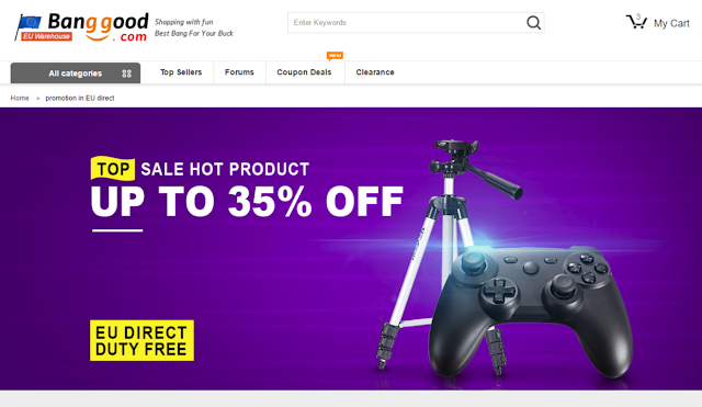 AmazonそっくりなECサイトbanggood(バングット)を使って見てお届け。Amazonの半額ぐらいの商品もあるよ。