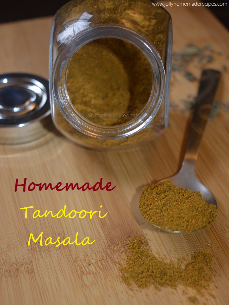 Homemade Tandoori Masala How to make Tandoori Masala Powder