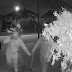 'We're being burgled, they are in the house!': Terrifying moment thieves smash down a front door before barging their way into a family home