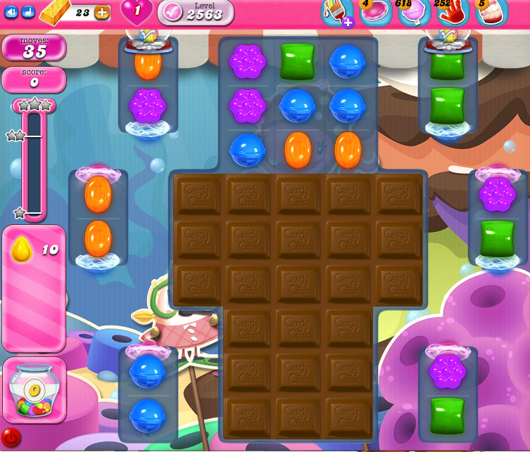 Candy Crush Saga level 2563 Candy Crush Saga level 2563