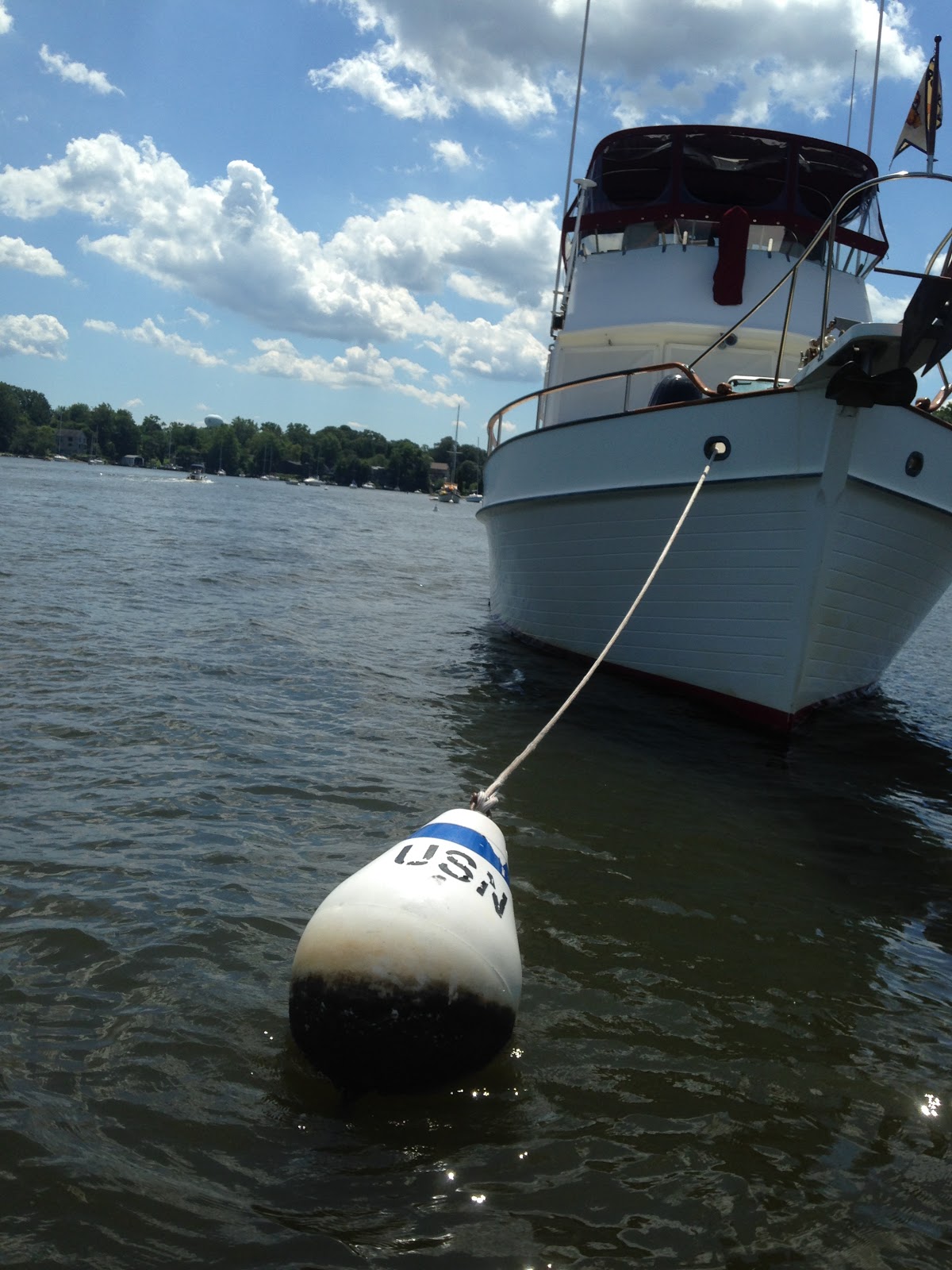 InSpeyered Adventures Swinging on a US Navy Mooring Ball!