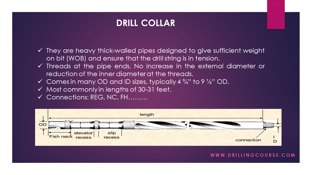 Presentation Heavy Weight Drill Pipe and Drill Collar Drilling Course