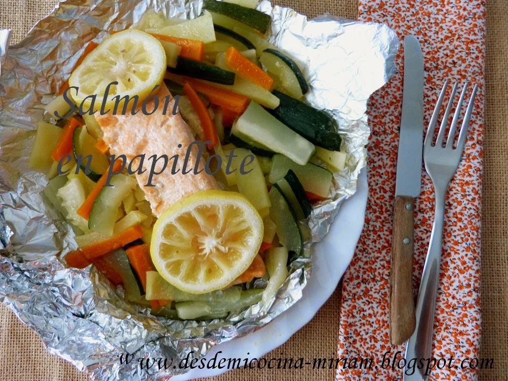 Salmón en papillote al horno (Fussioncook)