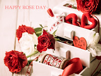 rose day wallpaper, beautiful red roses in box for rose day occasion 