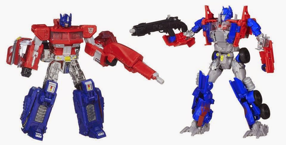 Transformers 4 AOE Age of Extinction Optimus Prime Evolutions 2 Pack Evasion Mode Faceplate