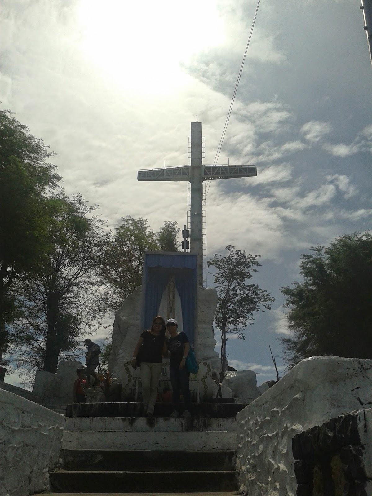From this side Saint Ursula Parish and Kalbaryo at Binangonan Rizal